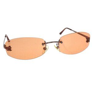 Chanel Sunglasses Eyewear Orange Small Good 54□19 L267042 117303